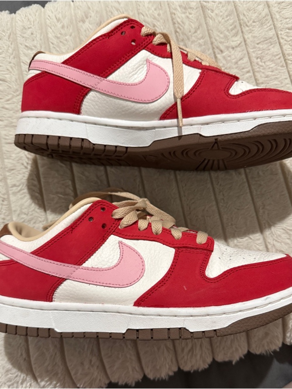 Nike Women's Red, Pink & Tan Low-Top Sneakers - Picture 3 of 9